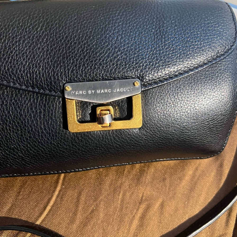 Marc By Marc Jacobs Crossbody - Black Leather, Excellent Condition - Picture 2 of 11